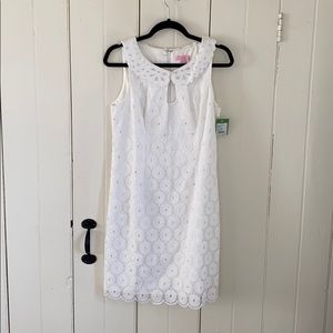 White Lilly Pulitzer eyelet dress 8